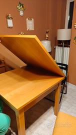 tavola da cucina in legno di faggio originale 