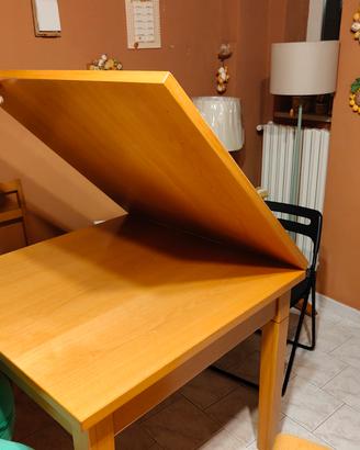 tavola da cucina in legno di faggio originale 