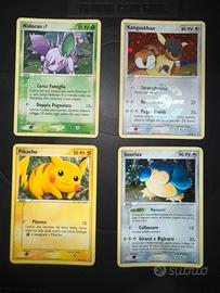 Lotto Pokemon Rosso Fuoco/Verde Foglia