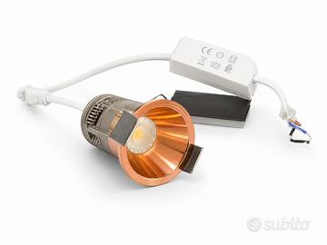 Mini Spot LED 6W Rame CCT Orientabile per Interni