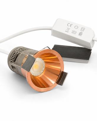 Mini Spot LED 6W Rame CCT Orientabile per Interni