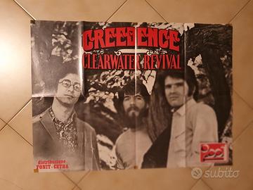 Poster  doppio Creedence  Clearwater Revival