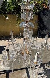Lampadario in Vetro con gocce
