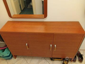 mobile camera - divano pelle - letto e comodini ca