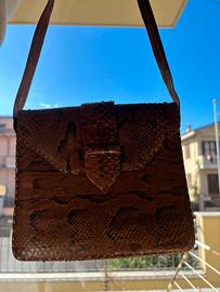 Borsa vera pelle di pitone