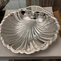 Conchiglia di silver plate