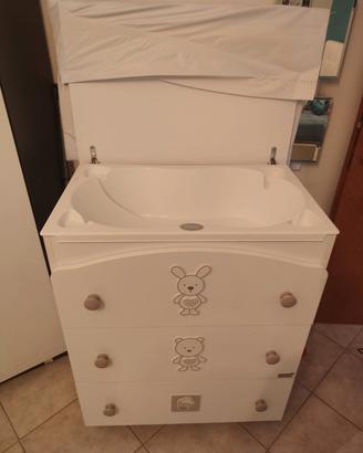 fasciatoio con cassettiera