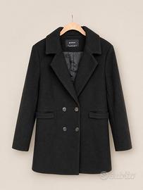 Cappotto nero stradivarius