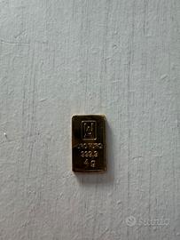 Lingotto d’oro 4 grammi