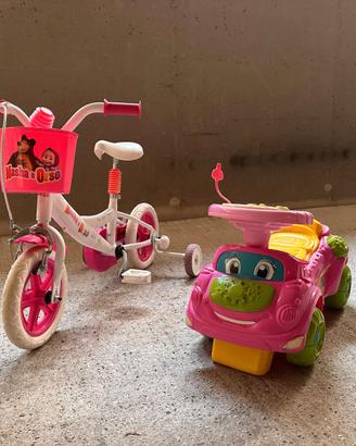 Bicicletta + Macchinina cavalcabile