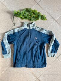 RARA Felpa Vintage/Y2K Sergio Tacchini Blu/Grigio
