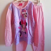 Pigiama tg 7 anni Bambina Disney Minnie cotone