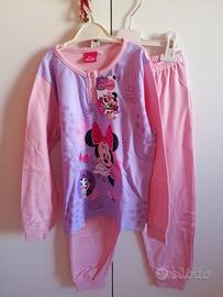 Pigiama tg 7 anni Bambina Disney Minnie cotone