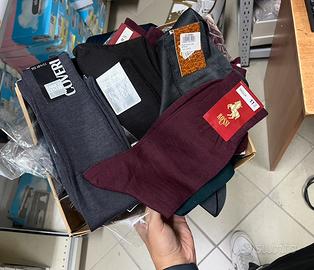 Stoc 250 calze da uomo marche italiane