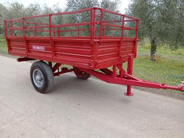 Trattore rimorchio de angelis 1.80x300 le targhe d