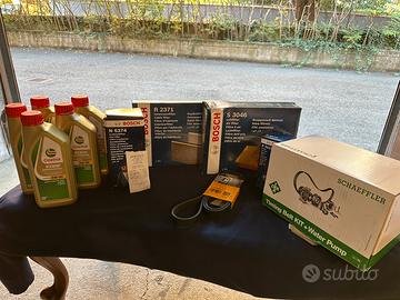 Completo kit olio e  distribuzione con pompa acqu