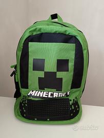 zaino scuola minecraft
