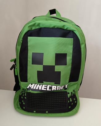 zaino scuola minecraft