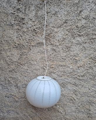 Lampadario sfera murano ragnatela
