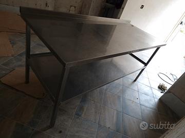 Tavolo acciaio inox banco da lavoro