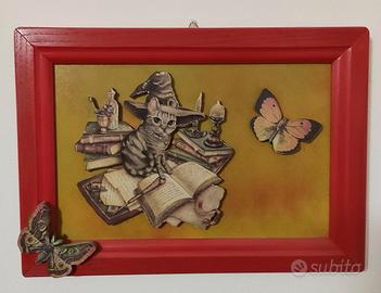 quadri in legno e decoupage