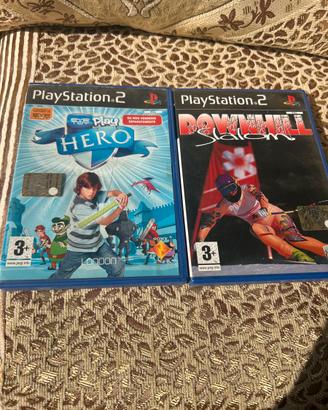 2 Giochi PS2 – Downhill + EyeToy Play Hero