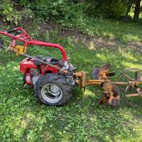 Motocoltivatore carrarina con aratro rotativo