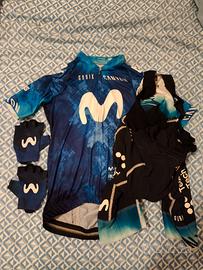 Completo Ciclismo Gobik Movistar, 5 Pezzi