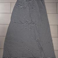 Gonna Lunga Bianco Nera Taglia m 38-40