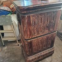 stufa legna in ceramica