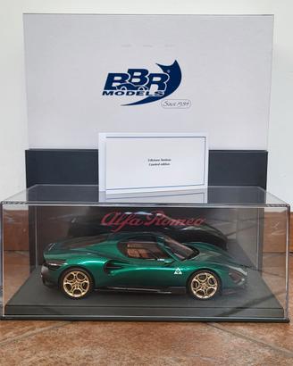 Alfa romeo 33 Stradale Verde Montreal Bbr 1 18