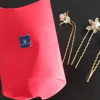 Fermagli  acconciatura sposa Swarovski