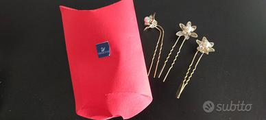 Fermagli  acconciatura sposa Swarovski