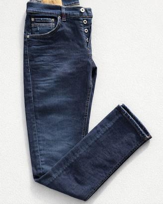 Jeans Dondup Ritchie Slim Fit Blu Scuro