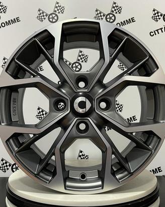 CERCHI IN LEGA SMART FORTWO FORFOUR DA 15 NUOVI