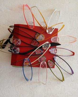 Ricambi aste occhiali try 17, ricambi colori 