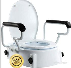 OrtoPrime Rialzo WC Inclinabile con Braccioli Pieg