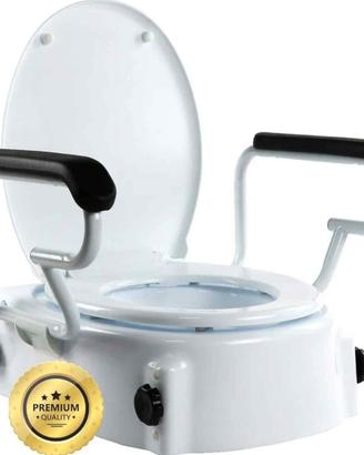 OrtoPrime Rialzo WC Inclinabile con Braccioli Pieg