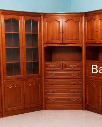 salotto legno stile classico