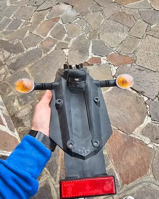 porta targa con luci originale ktm