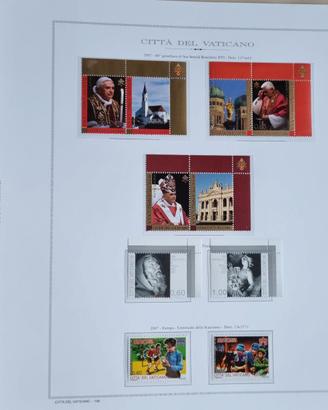 Vaticano 2007 francobolli