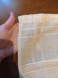 n. 2 tende tessuto rustico 