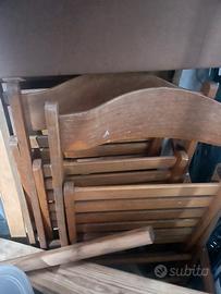 Sedie in legno