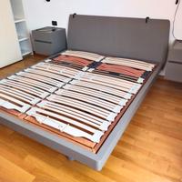 LETTO MATRIMONIALE E COMODINI + 2 RETI MOTORIZZATE