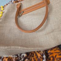 borsa  nuova in paglia