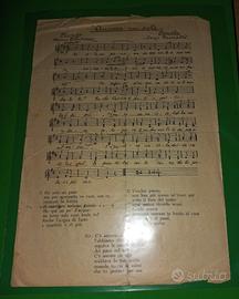 Antico  spartito canzone Scout