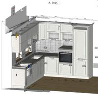 Cucina modello Sofia Frassinato Bianco 