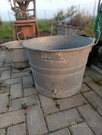 Tinozza- Mastella zincata vintage 