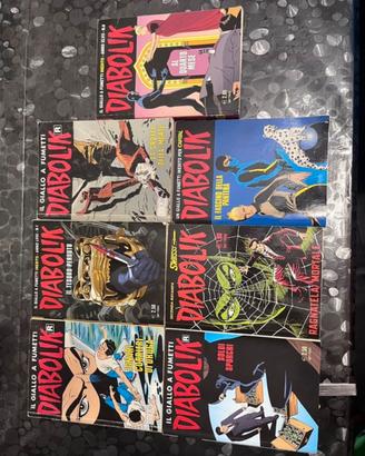Lotto 7 fumetti diabolik