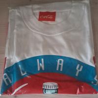 Vintage Always Coca Cola white XL T Shirt anni '90